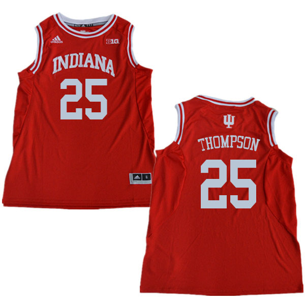 Men #25 Race Thompson Indiana Hoosiers College Basketball Jerseys Sale-Red - Click Image to Close